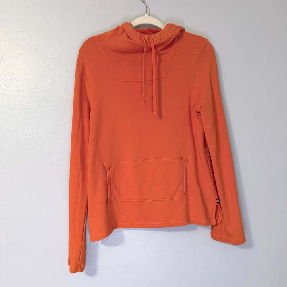 90s Y2K Polo Jeans Co Orange Pullover Hoodie Size L Retro, Streetwear, Gorpcore